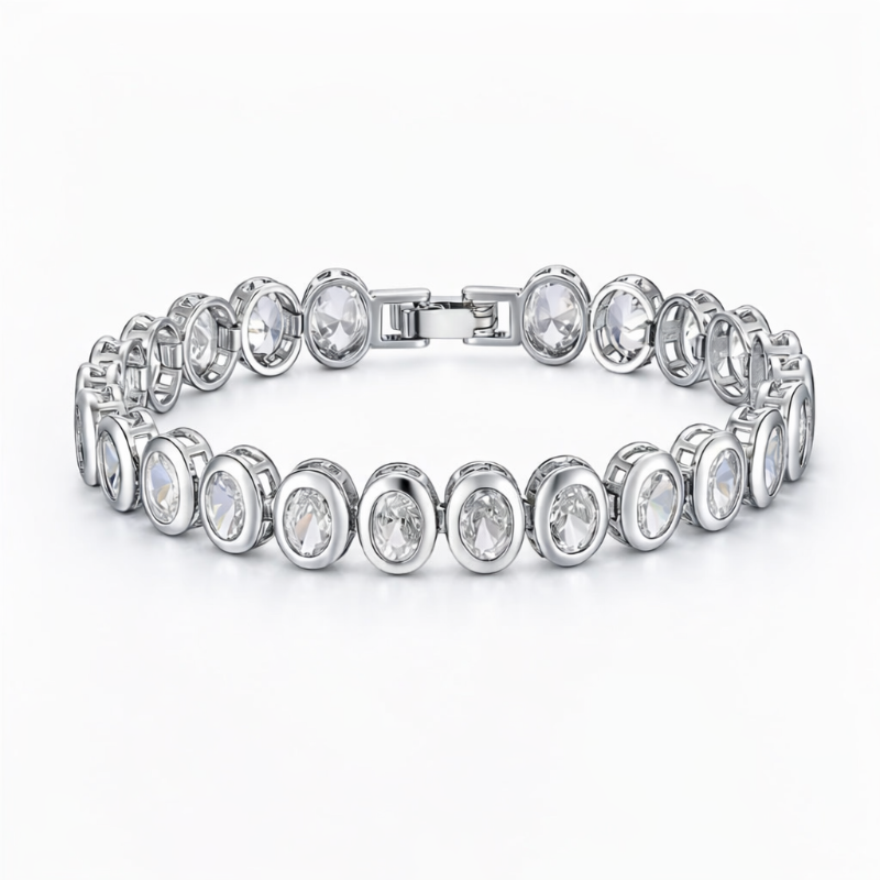 Bracelet Tennis Argenté 925 – Bijou Brillant en Zircon Cubique