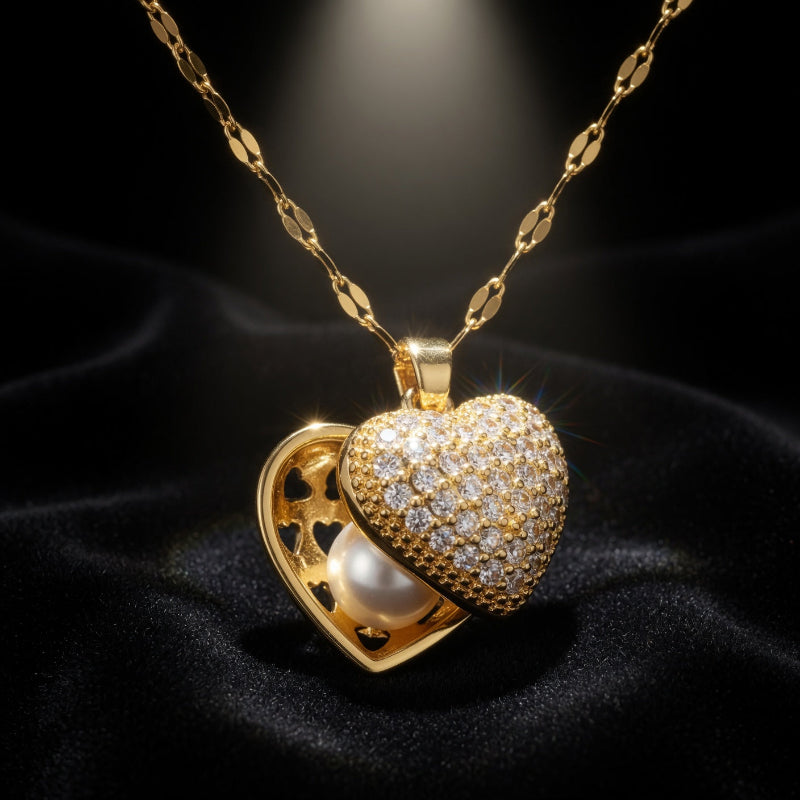 Collier Cœur Maman Doré – Cadeau Fête des Mères