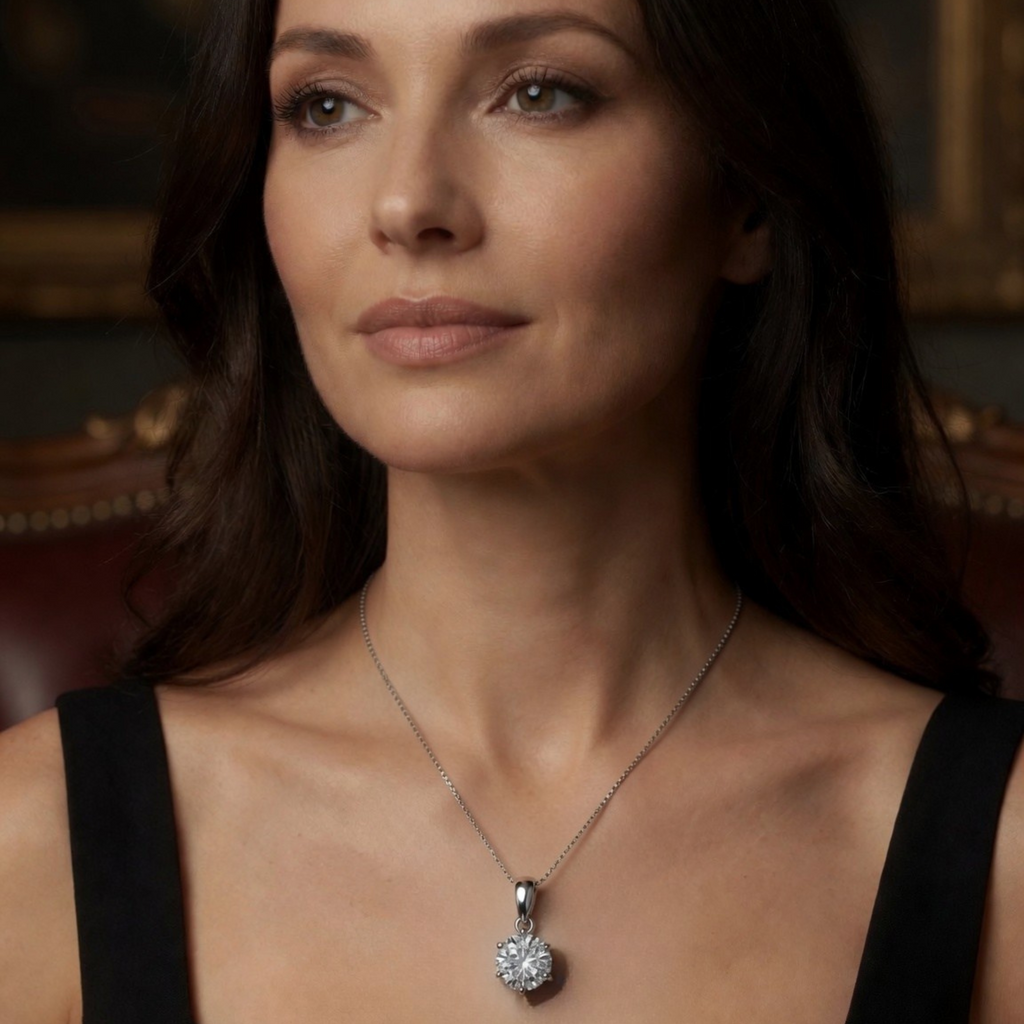 Collier ARGENTEA Moissanite – Argent 925