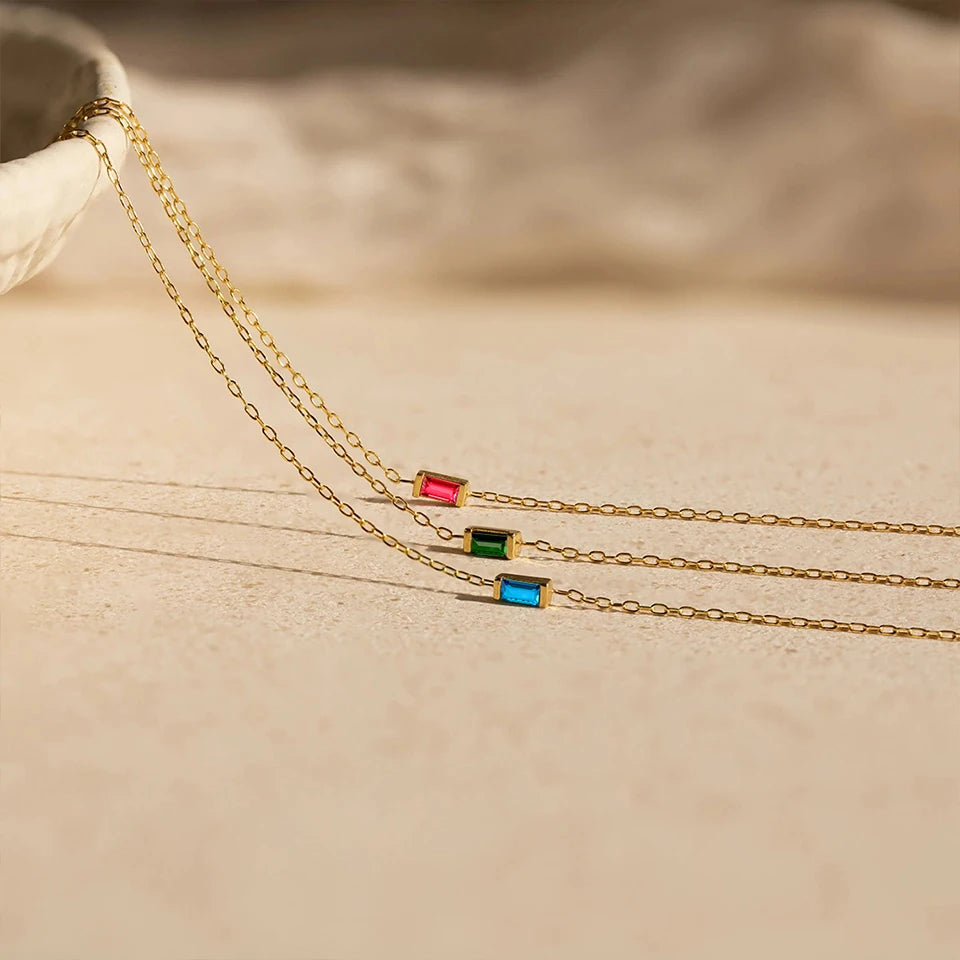 Bracelet Pierre de Naissance Doré en Acier Inoxydable | Argentéa