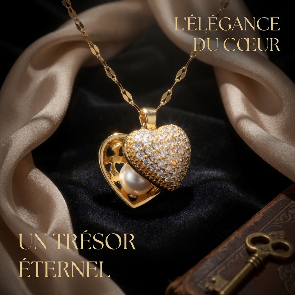 Collier Cœur Maman Doré – Cadeau Fête des Mères